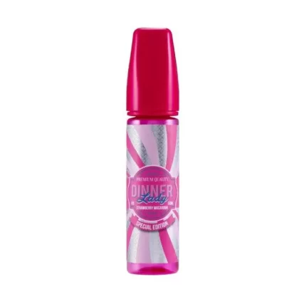Dinner Lady – Strawberry Macaroon 50ml Short Fill E-Liquid