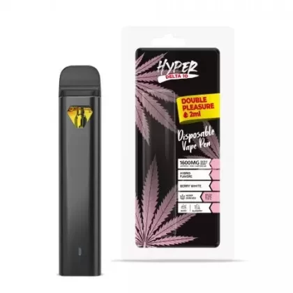Berry White Strain THC Vape – Delta 10 Disposable Hyper 1600mg - Ejuicewarehouse
