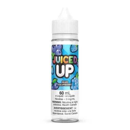 Juiced Up Freebase E-Liquid – Blue Raspberry 60ml - Nicotine Strength#3mg/ml>6mg/ml