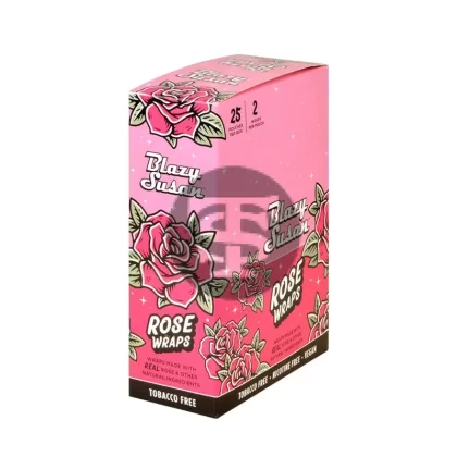 Blazy Susan Wraps Rose 25 Packs of 2