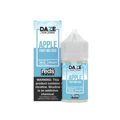 Reds Salt Series Apple Fruit Mix Iced eJuice - Vape Product; Vape Product, Vape Product; 7 Daze