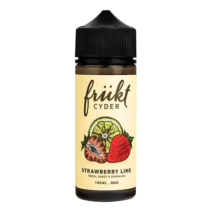 Frukt Cyder Strawberry Lime Vape Juice 100ml - Add Nic Shot#0 Nic Shots>1 x 18mg Nic Shot>2 x 18mg Nic Shots
