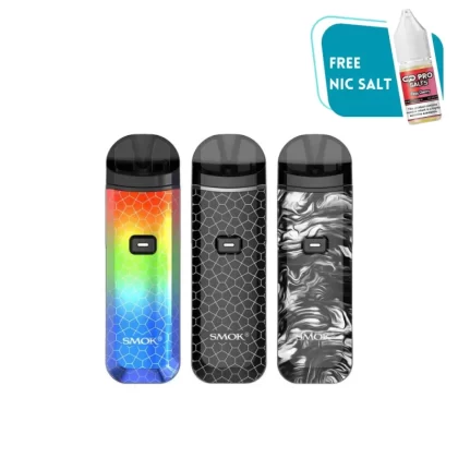 Smok Nord Pro Pod Vape Kit - Silver Black Armor Kit