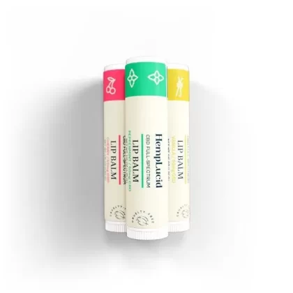Hemplucid Full-Spectrum CBD Lip Balm 50mg - flavors#Vanilla>Peppermint