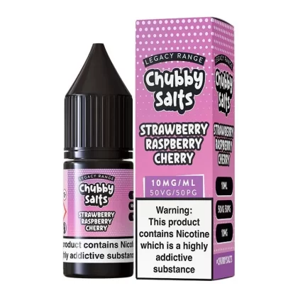 Strawberry Raspberry Cherry By Chubby Salts 10ml - Nicotine Strength#20mg (Salt)>10mg (Salt) (78CA76)