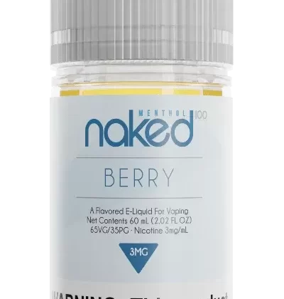 BERRY (FORMERLY VERY COOL) E LIQUID BY NAKED 100 – MENTHOL 50ML 70VG