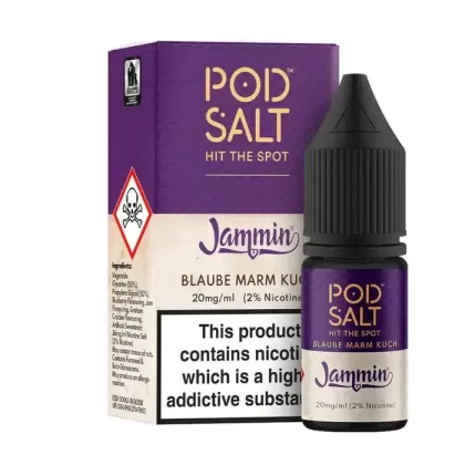 Blueberry Jam Tart – Pod Salt Nicotine Salt E Liquid – 10ml – TPD - Vapestorm Co