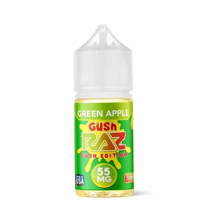 Raz Green Apple Gush Salt Nic 30mL – Tart Sour Apple