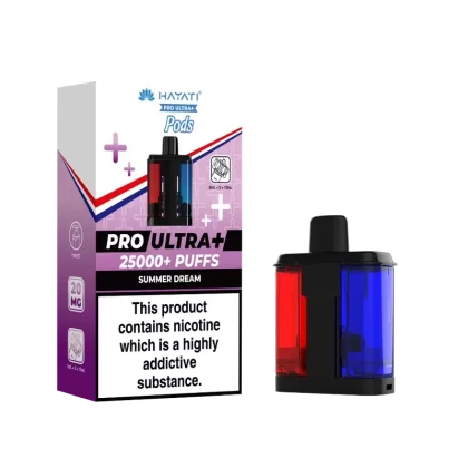 Hayati Pro Ultra Plus 25k Prefilled Pods - Flavour#Blackcurrant Cotton K/Blue Raspberry>Blue Razz Cherry>Blue Razz GB>Blue Sour Raspberry>Blueberry Cotton K/Raspberry Cotton K>Blueberry H’Bu (2F999B) (2F999B)