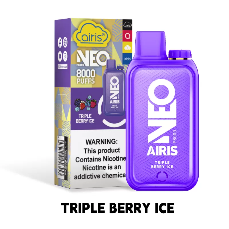 Airis NEO P8000 Disposable Vape - Blueberry Ice - Image 2