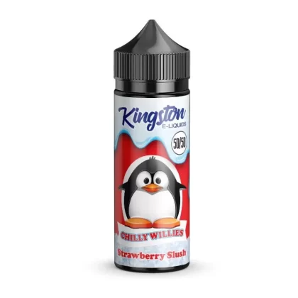 KINGSTON CHILLY WILLIES STRAWBERRY SLUSH 50/50 100ML SHORTFILL E-LIQUID