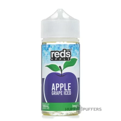 Daze – Reds Grape Apple Iced 100mL - Nicotine Strength#0mg>3mg>6mg