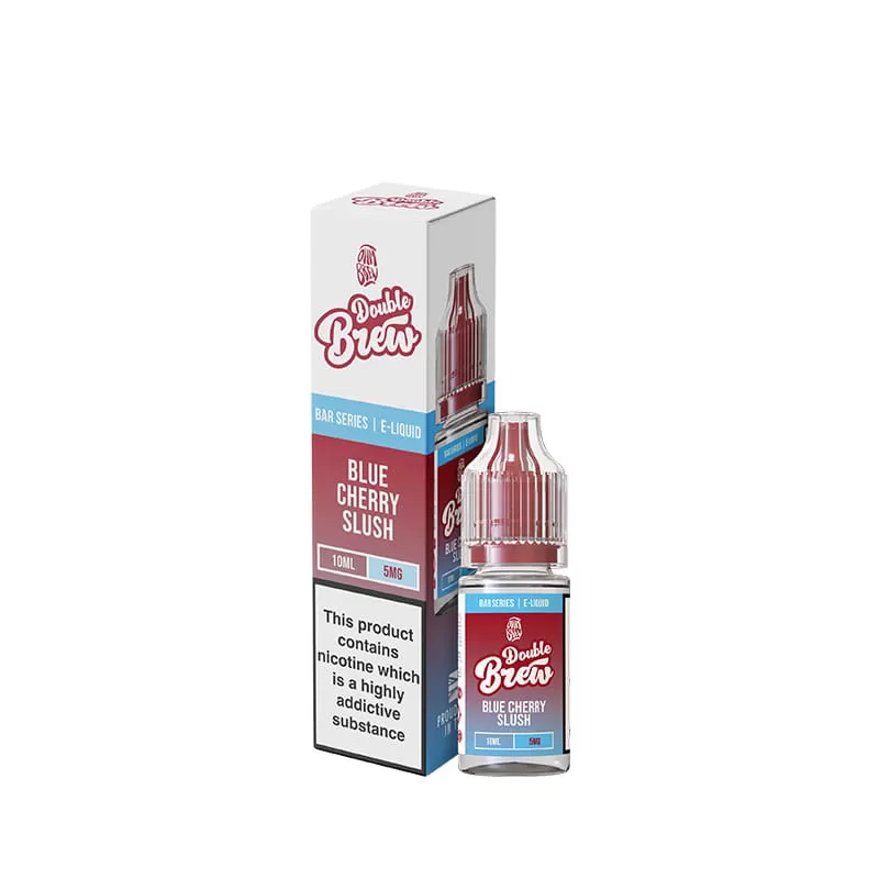 Ohm Brew Double Brew Blue Cherry Slush 10ml Nic Salt E-Liquid - 5mg