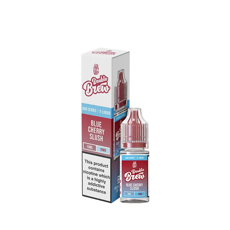 Ohm Brew Double Brew Blue Cherry Slush 10ml Nic Salt E-Liquid - 5mg - Image 2