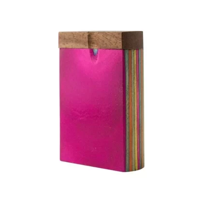Pink Wooden Dugout - Vape Store