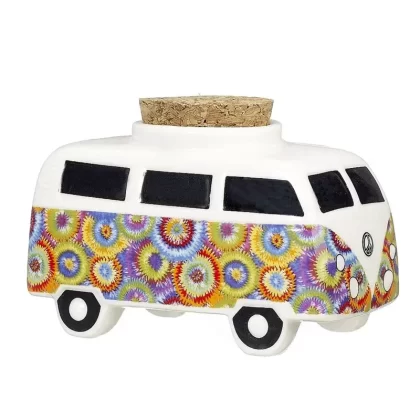 Vintage Bus Stash Jar – 4in
