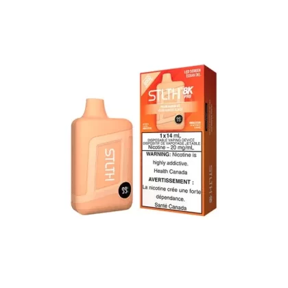 Stlth 8K Pro Disposable Vape – Peach Mango Ice - Eliquidsupply