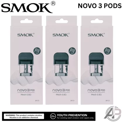 Smok Novo 3 Replacement Pods 3 Pack