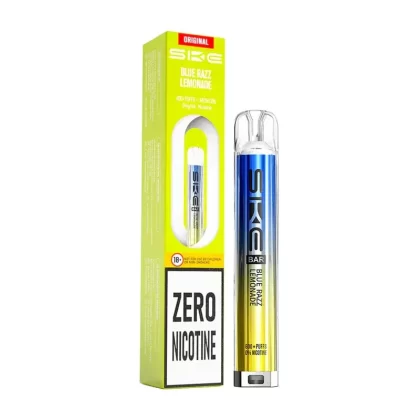 SKE Bar 600 Zero Nicotine Prefilled Pod Kit Blue Razz Lemonade - Strength#20mg