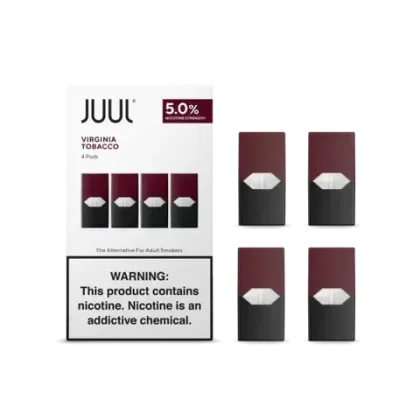 JUUL Pods - Virginia Tobacco 3.0%, Virginia Tobacco 5.0%