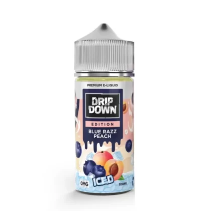 Drip Down Edition Series – Blue Razz Peach Ice 100ml (0/3/6 mg) - Vape Product, Vape Product