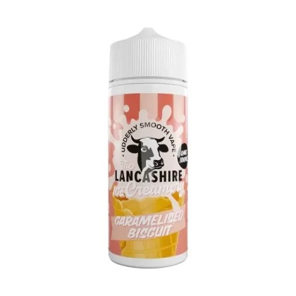 Caramelised Biscuit Shortfill e-Liquid by The Lancashire Ice Creamery