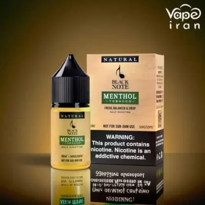 Black Note Menthol Tobacco - (Saltnic); Vape Product, Vape Product; Vape Product