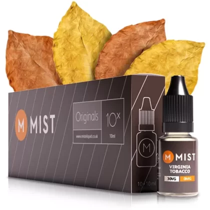 Virginia Tobacco E Liquid (10x10ml) - 70PG/30VG (Standard) / High 18mg