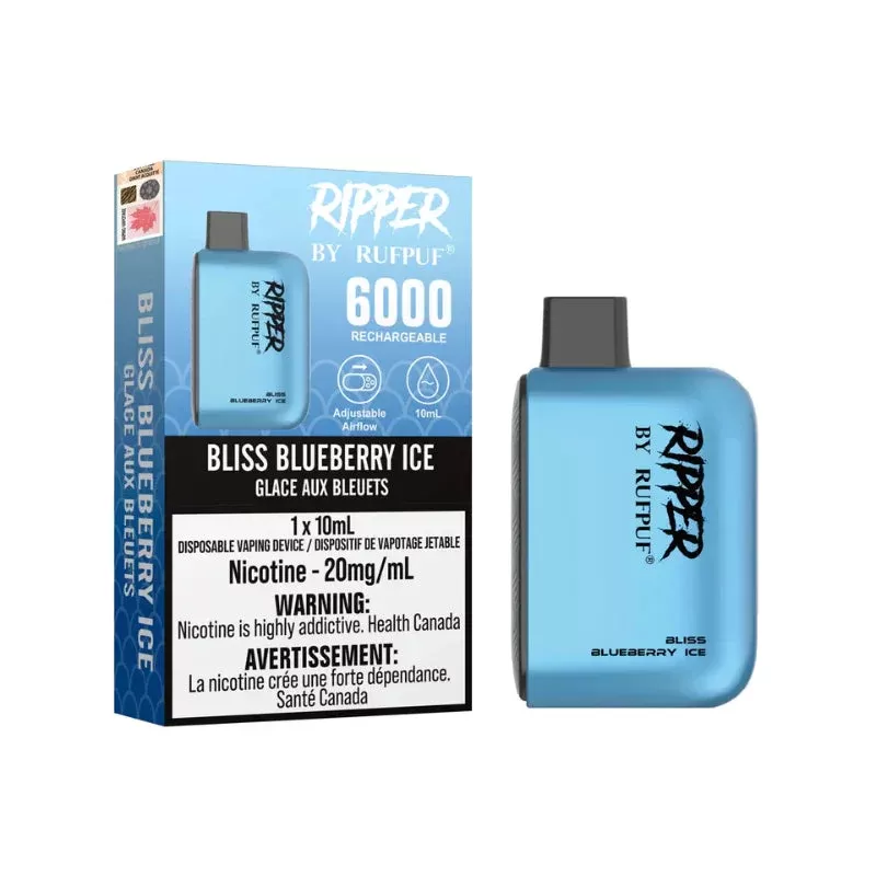 RIPPER 6000 – BLISS BLUEBERRY ICE
