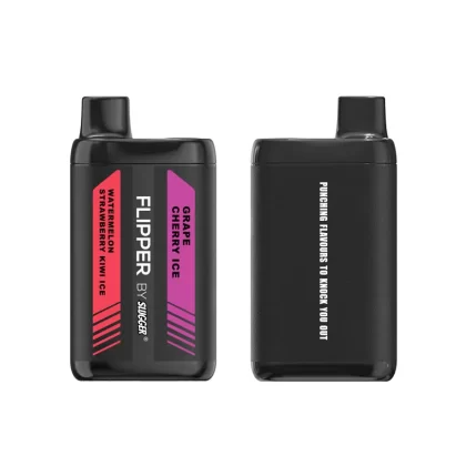 Flipper 16K Disposable Vape – Watermelon Strawberry Kiwi Ice + Grape Cherry Ice 40mg (16000 Puffs)