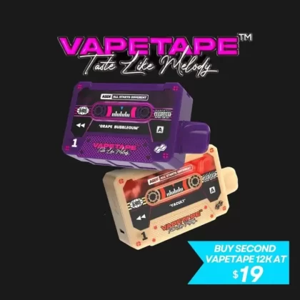 VAPETAPE 12,000 Puffs - Honeydew Watermelon