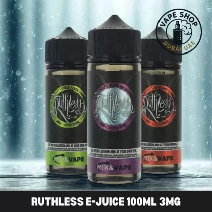 Ruthless 100ML 3mg E-juice Buy in Dubai UAE - ANTIDOTE ON ICE, Energy Drink