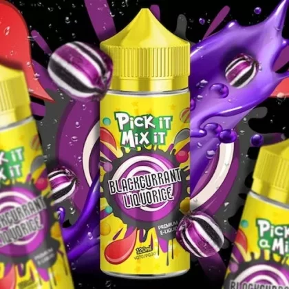 Blackcurrant Liquorice by Pick It Mix It – 100ml 0mg
