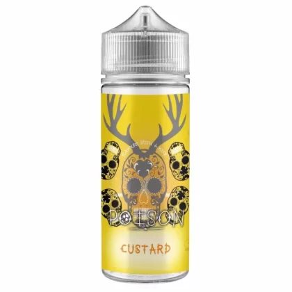 Custard 100ml Shortfill Eliquid by Poison