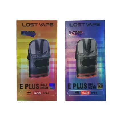 Lost Vape E Plus Dual Mesh Pod Cartridge 3pcs/pack - 0.3ohm