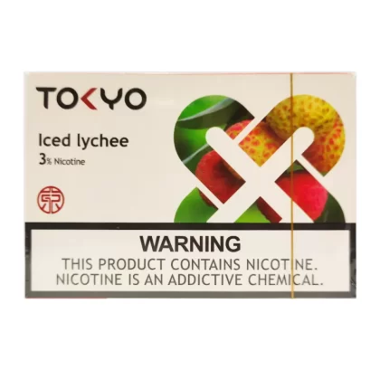 Tokyo Phantom Prefilled Pod Iced Lychee – 3% Nicotine - 1 Pod, Pack of 3
