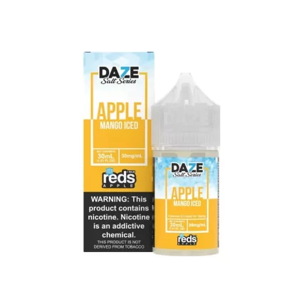 Reds Salt Series Apple Mango Iced eJuice - Vape Product; Vape Product, Vape Product; 7 Daze
