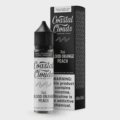 Coastal Clouds Vape Juice | Iced Blood Orange Peach - Nicotine#6mg>3mg>0mg (DDDCF7)