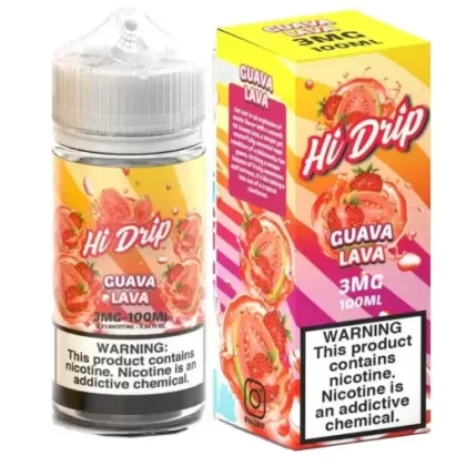 Hi Drip Series Guava Lava Vape e-Liquid 100mL - Vape Product, Vape Product (993472)
