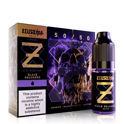 Black Reloaded By Zeus Juice 10ml 50/50