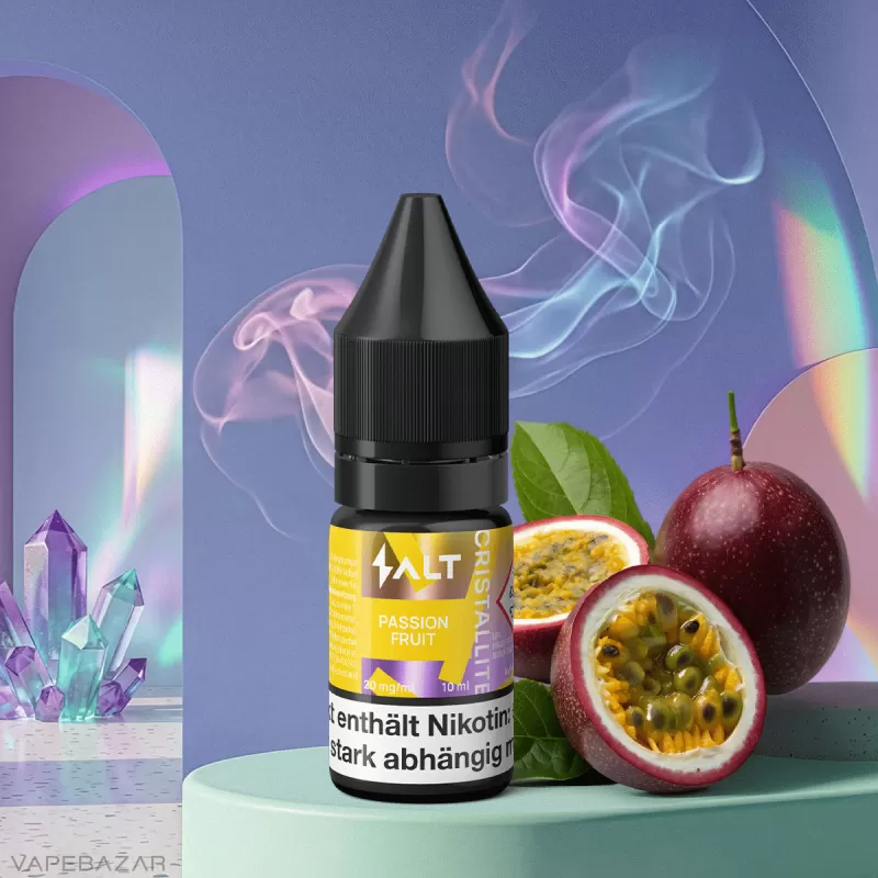 Salt Cristallite Liquid – Passion Fruit - VapeApe; 20mg/ml