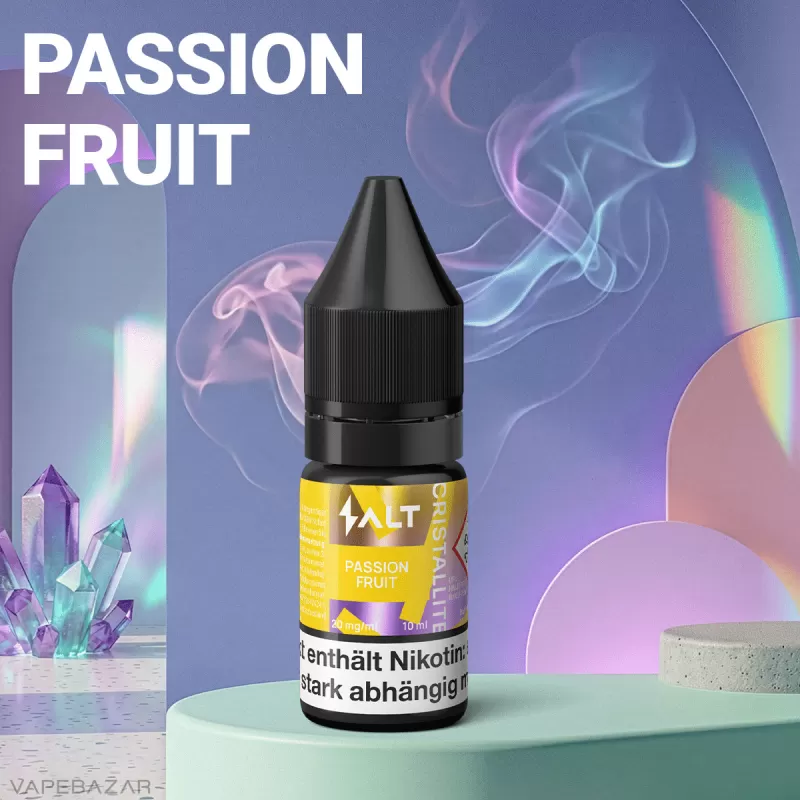 Salt Cristallite Liquid – Passion Fruit - VapeApe; 20mg/ml - Image 2
