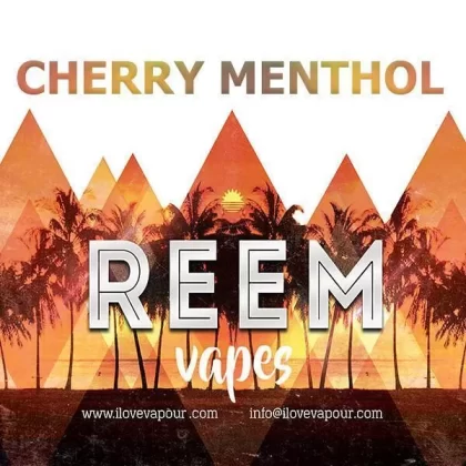 Cherry Menthol Premium e juice by Reem vapes