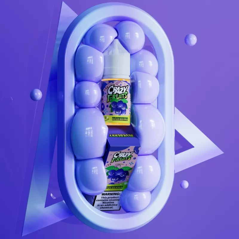 Tokyo Crazy Fruits Blueberry – 30ml - Vape Product, Vape Product