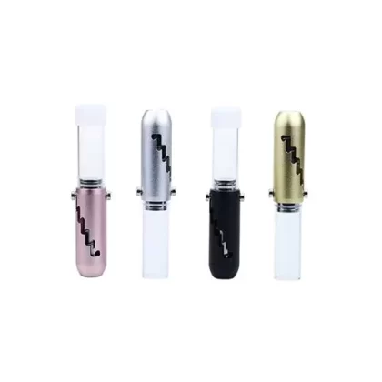 Pocket Twisty Blunt Herbe Sèche (Pipe MJ420) - Argent, Noir (4798F8)