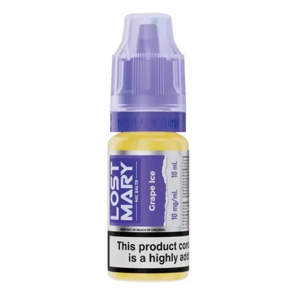 Grape Ice Nic Salt E-Liquid by Lost Mary (10ml) - 5mg