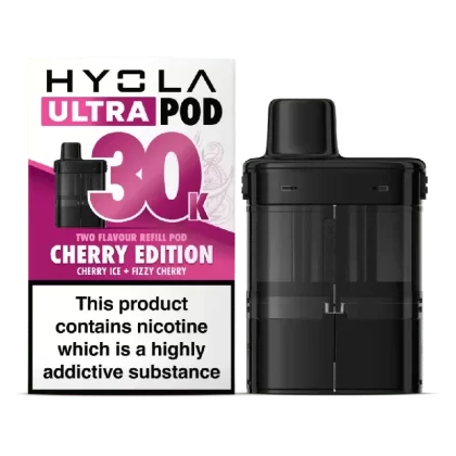 Hyola Ultra 30K Prefilled Replacement Pods Cherry Edition - Ecigpremium