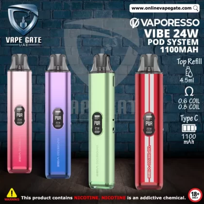 Vaporesso Vibe 24W Pod System 1100mAh - Cherry Pink