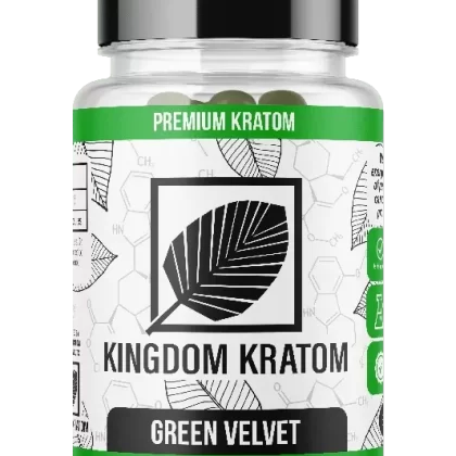 Kingdom Kratom Green Velvet Kratom Capsules