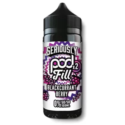 Blackcurrant Berry Shortfill by Seriously Pod Fill X2 - 0 mg/mL (A551E2)